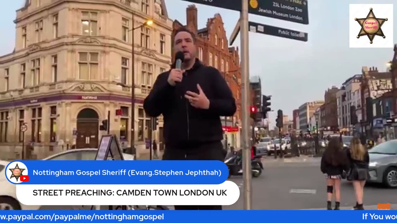 STREET PREACHING: MONTANA USA and CAMDEN TOWN LONDON UK