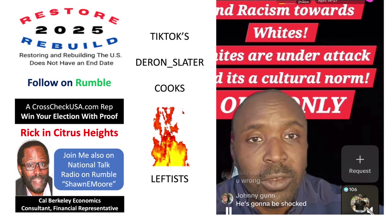 TikTok's Deron Slater Cooks Lefties Like Rush Limbaugh Used To