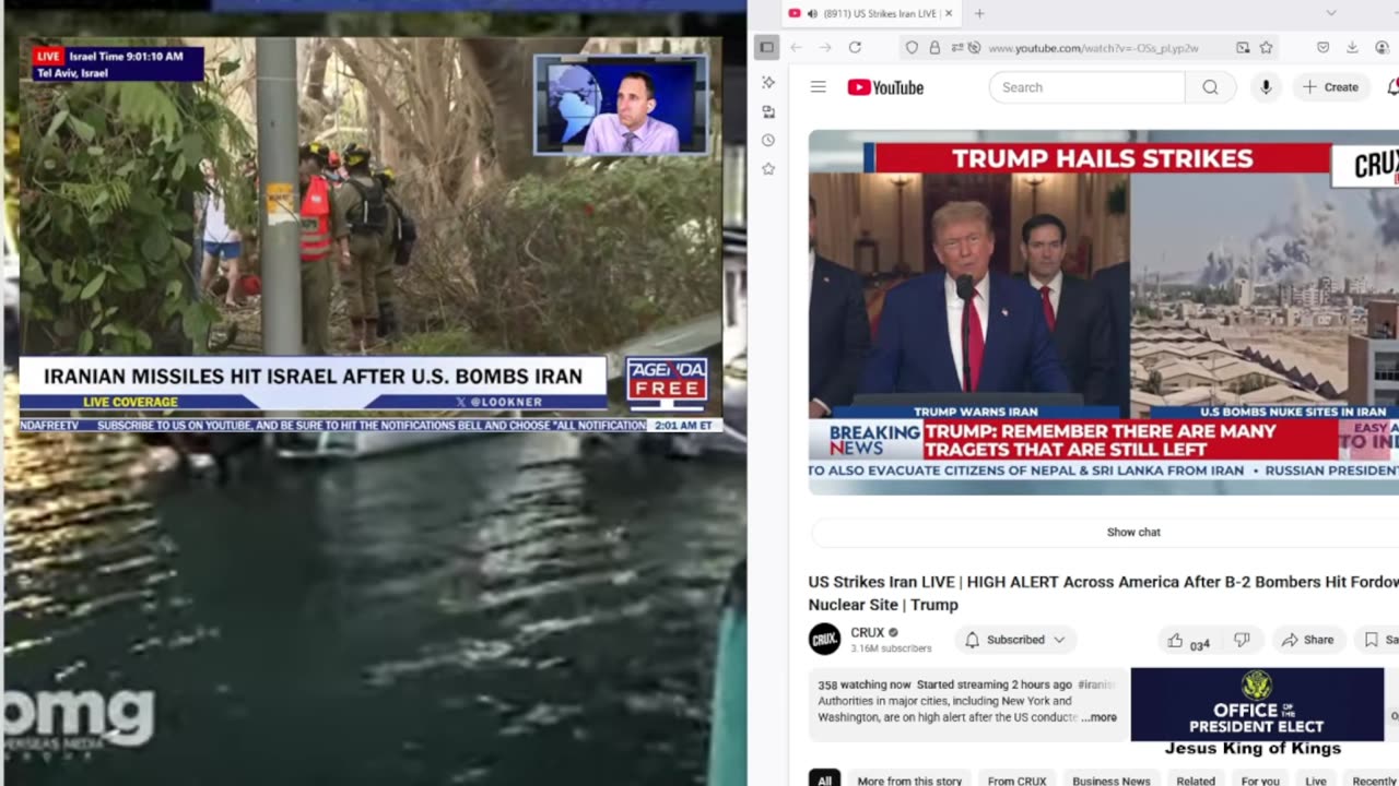 U.S.A strikes Iran