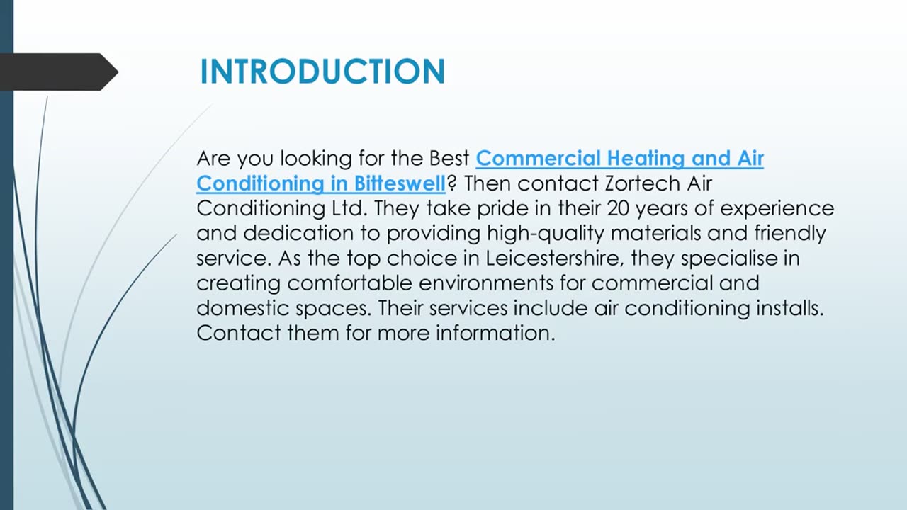 Best Commercial Heating and Air Conditioning in Bitteswell