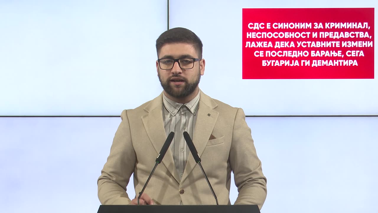 Манасиевски: СДС е синоним за криминал, неспособност и предавства