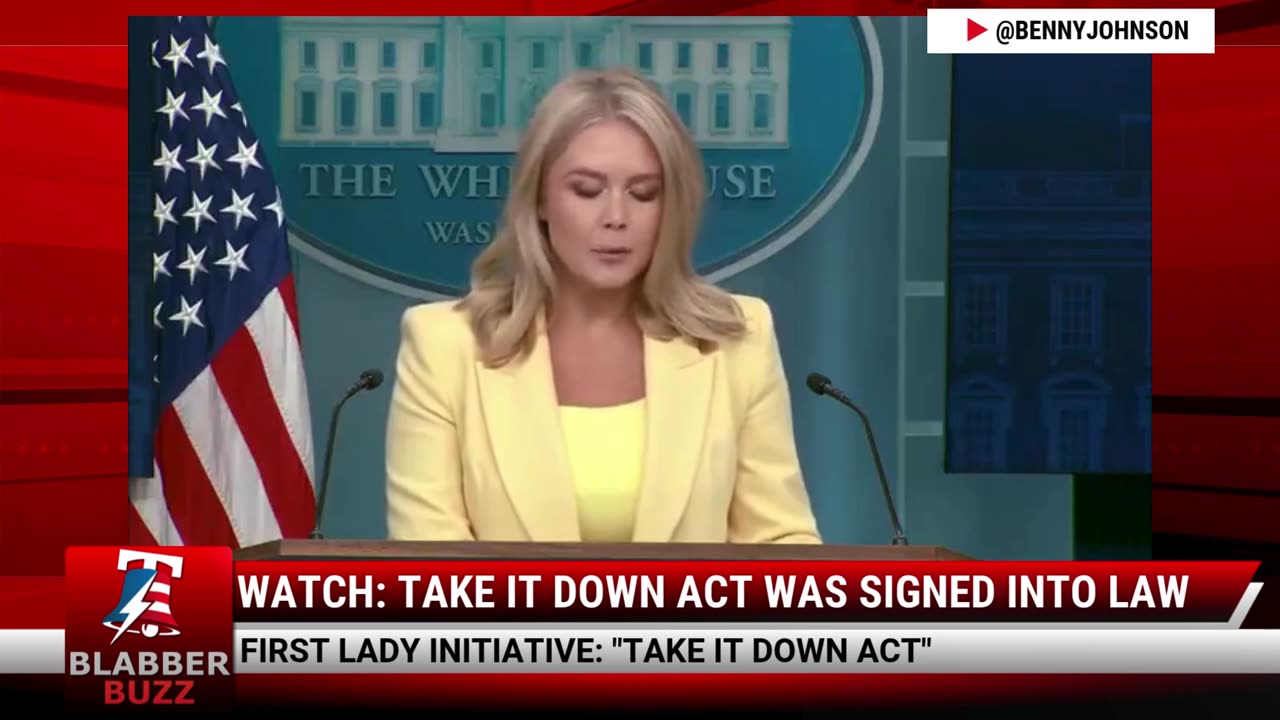 Watch: Take It Down Act Was Signed Into Law