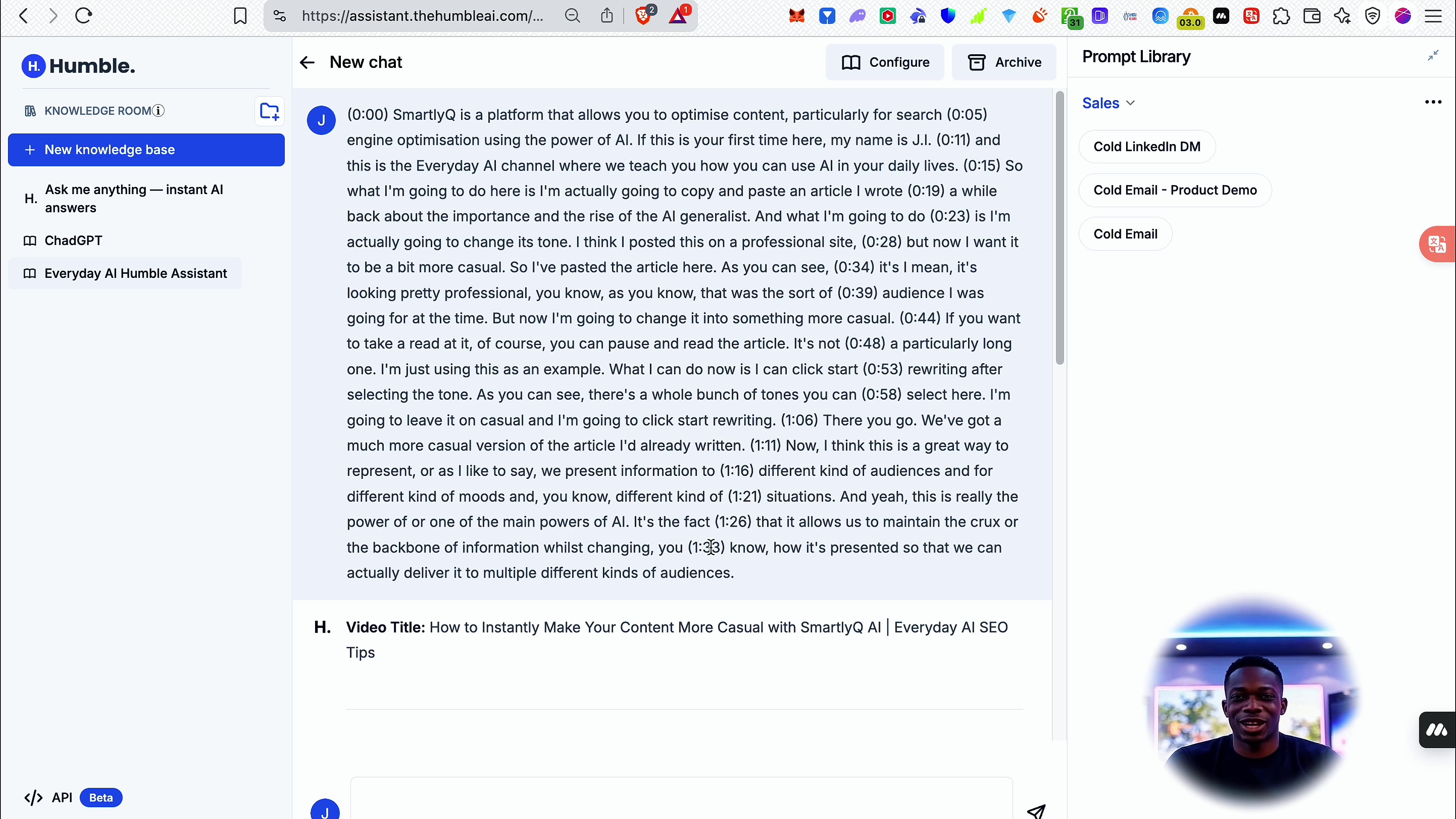 Build Excellent AI Assistants Now With Humble AI 🤖