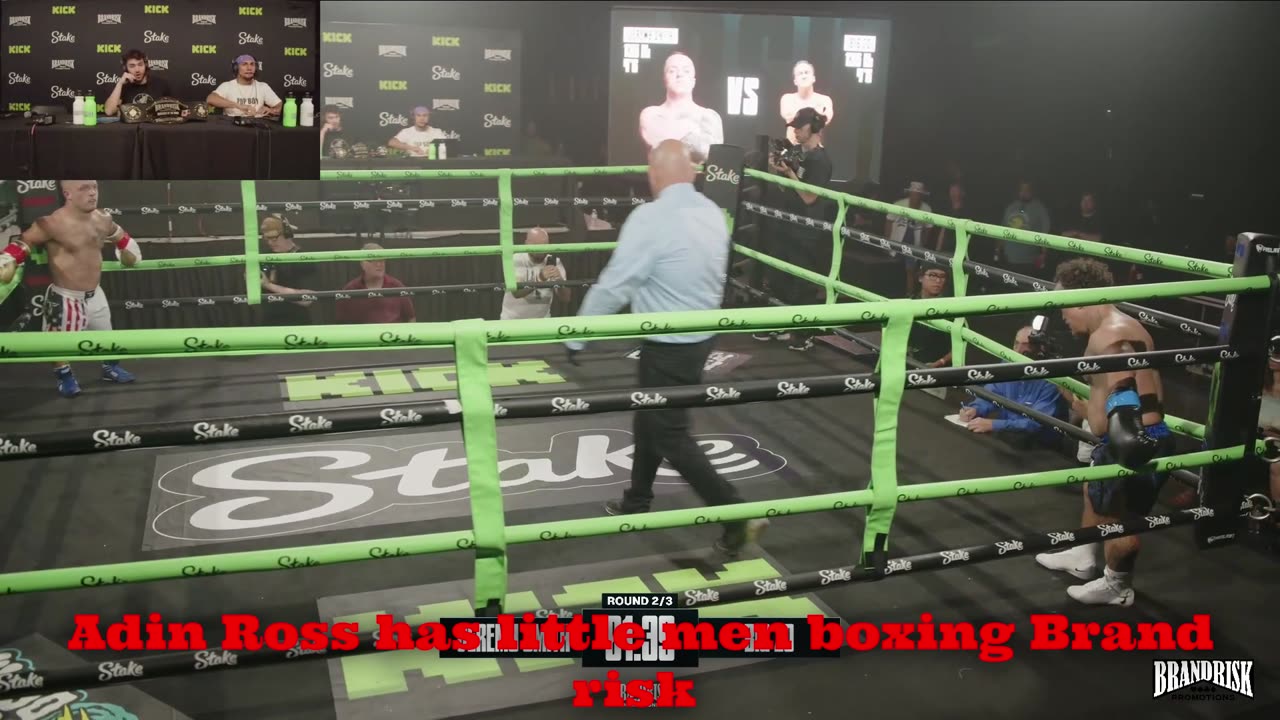 Adin Ross has little men boxing