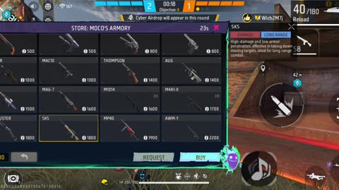 Free fire 🔥 max playing amazing 🤩 game