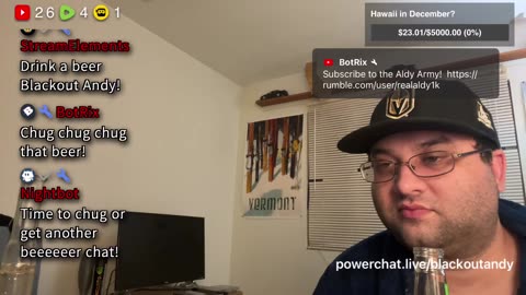 09/10/25 Blackout Andy VOD: "Chill stream Free TTS"