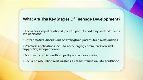 What Are The Key Stages Of Teenage Development_ - Better Family Relationships