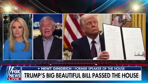 🚨 NEWT GINGRICH: “Trump is one of the five great change Presidents in American history"