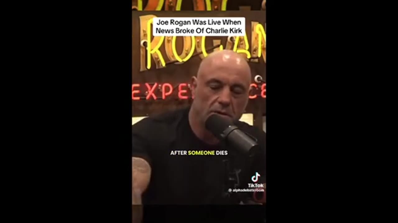 Rogan on Kirk ..