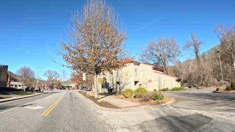 Drive-thru of the Cherokee Indian Reservation in North Carolina