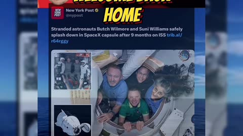 Big W for MAGA: Space X Rescued the stranger Astronauts