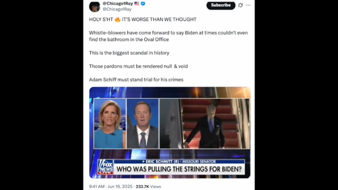 BIDEN'S COGNITIVE DECLINE -- A Scandal Bigger Than Watergate