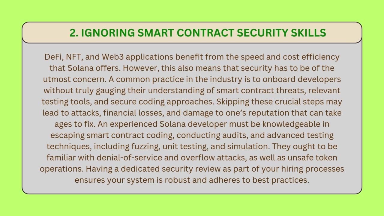 Hire Solana Developers: Top Mistakes Businesses Should Avoid