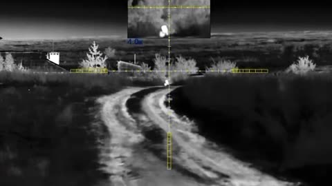Ukrainian Sniper Drops Russian Machine Gunner