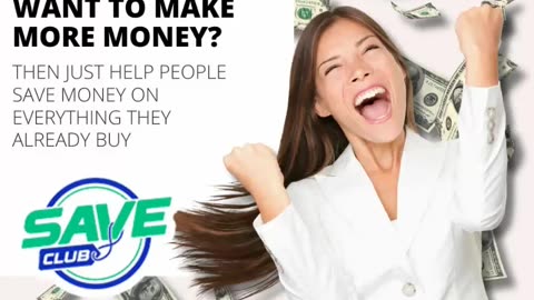 SAVE CLUB new social media creative content MAKE MONEY HELPING PEOPLE SAVE MONEY TOP TEAM ROB BUSER