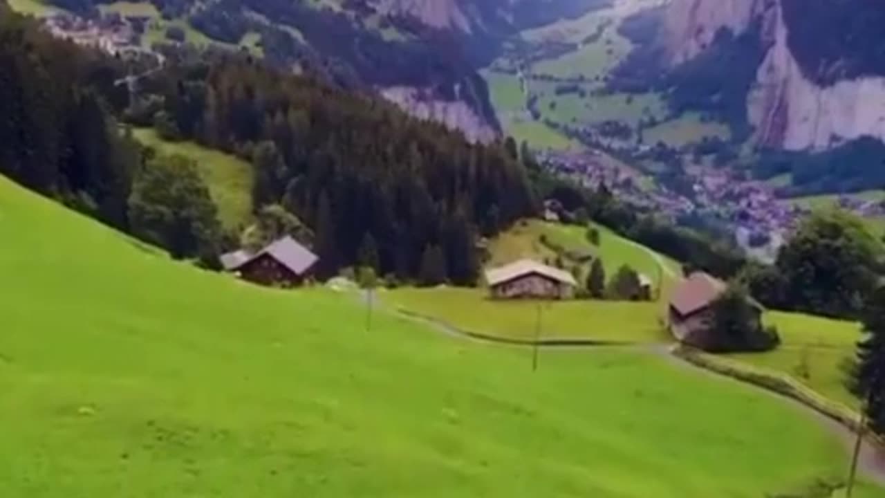 Lauterbrunnen Dreams with My Dog! 🏞️🐾