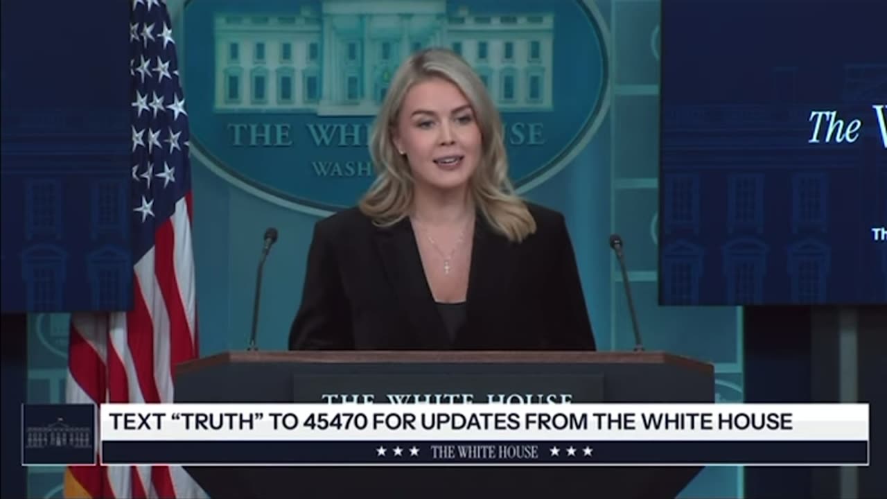 Karoline Leavitt Explains Trump's Comment Calling Reporter "Piggy" on Air Force One