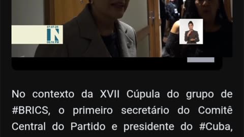 Dilma Rousseff elogiou a solidariedade cubana na XVII Cúpula do BRICS