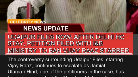 Udaipur Files Row After Delhi Hc Stay Petition F
