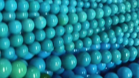 20250808-3 Natural Turquoise Sterling Treatment Round Beads String Green Adorn Time