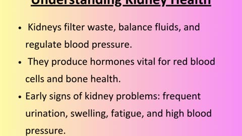 Kidney Care 101: Natural Ways to Keep Your Kidneys Healthy