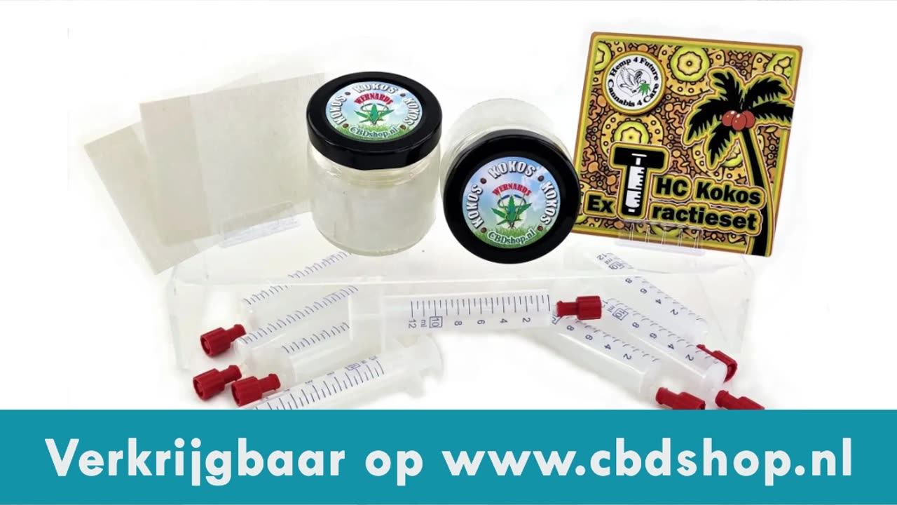 Kokos setje met CBD bij eczeem