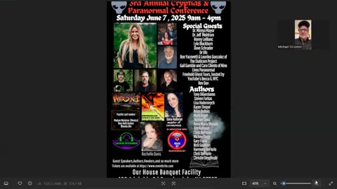 Michael O'Connor tells us about Bigfoot, Cryptids, ghosts, drones, and other paranormal