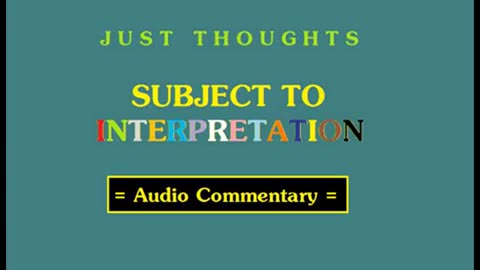 Just Thoughts - Subject to Interpretation (2012) Retro