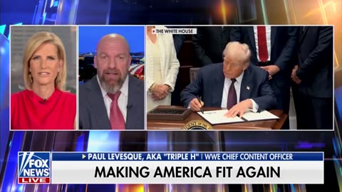 🔥Triple H went on Fox and vowed to MOTIVATE children into being healthy!