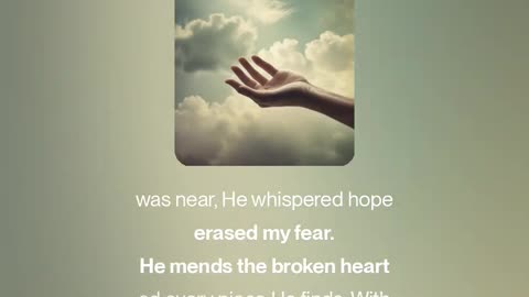 He Mends the Broken Hearted