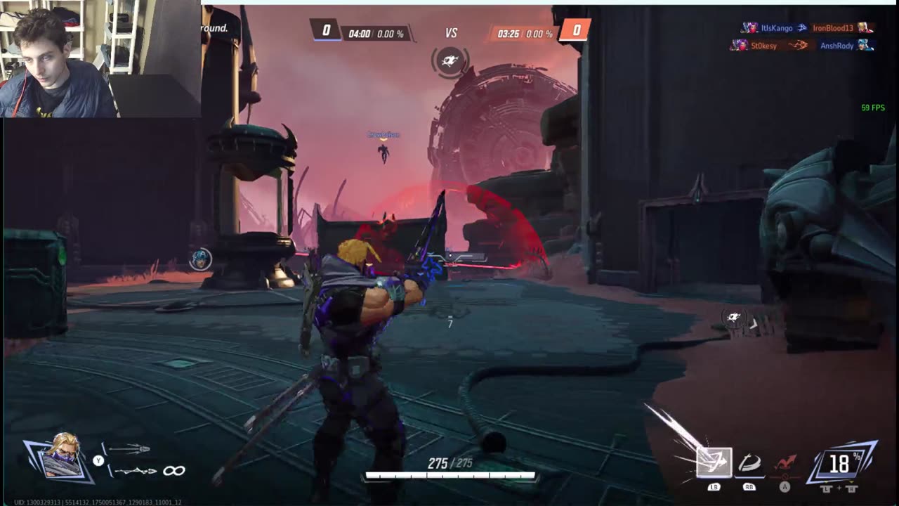 Marvel Rivals Online Competitive Match #231 Part #1 On The PC While Playing As Hawkeye