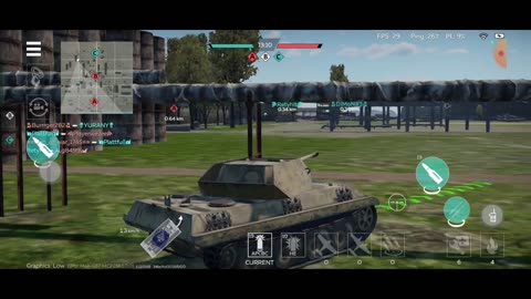 War Thunder tanks gameplay