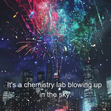 🎆 How Fireworks Explode in Colors 💥