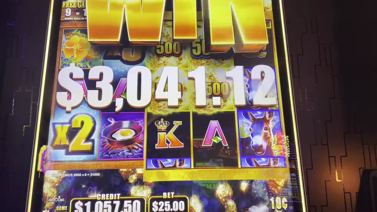 WILD WILD Nugget. $7000 Bonus Round! Up to $50 bets!