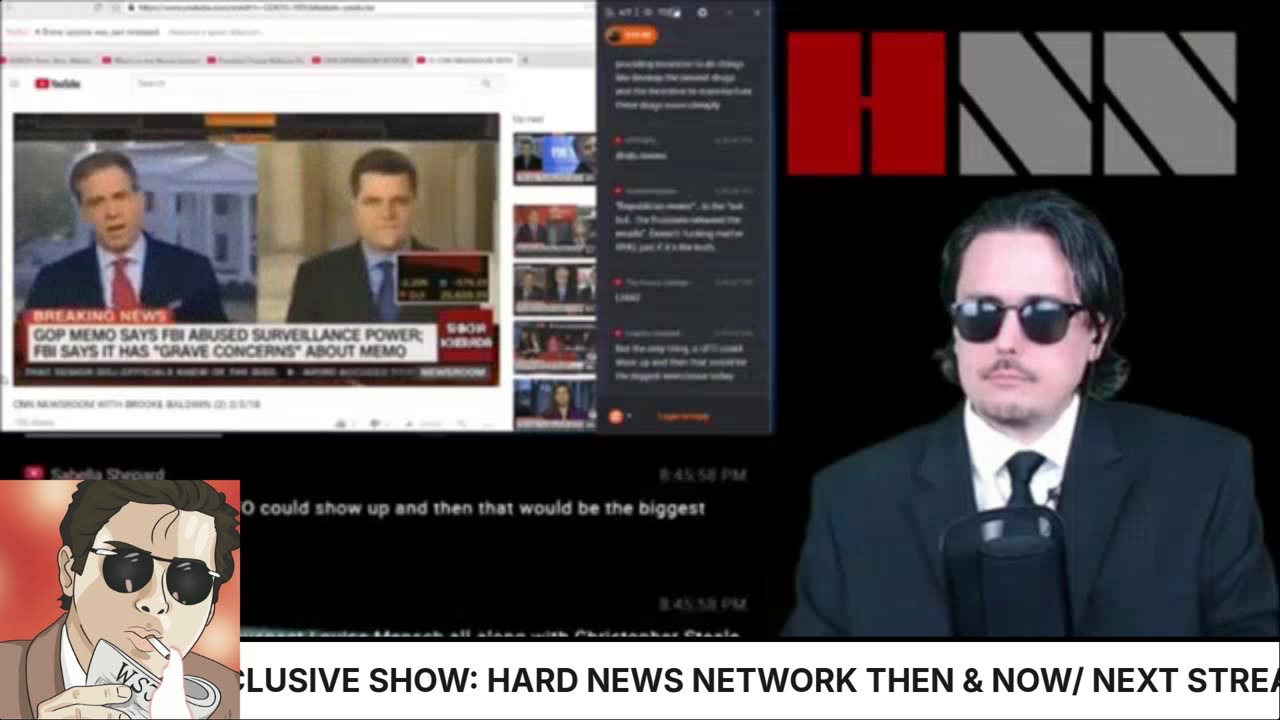 12/6/25 Hard News Network Then & Now