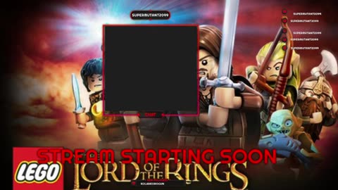 LEGO The Lord of the Rings Day 4. No mic. Not really feeling up for it.