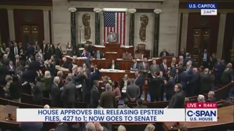 Epstein files bill passes resoundingly in House with only 1 no vote