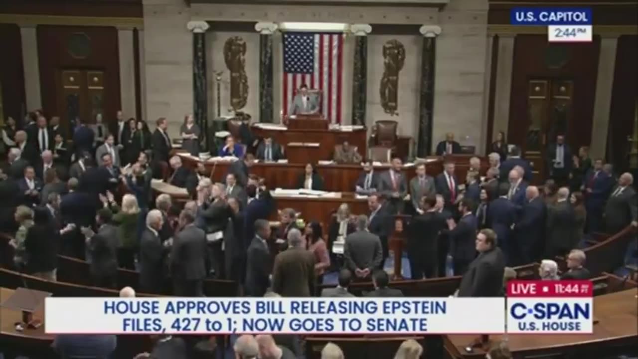 Epstein files bill passes resoundingly in House with only 1 no vote