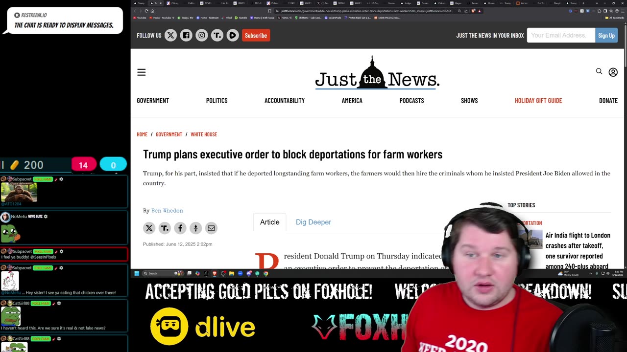 News / Socials / Livechat