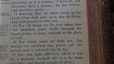 Yet the inward is renewed day by day.