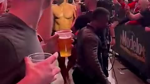 Viral: Offering UFC fighters beer after they fight