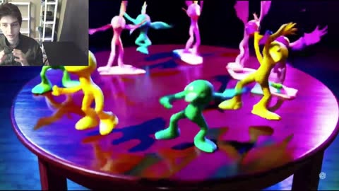 Strange Toys Dancing On A Table Fake Stop Motion Video With Live Commentary