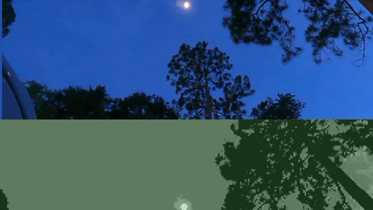 The Dark creeps in on the Skyscreen. A.I. generated sky.