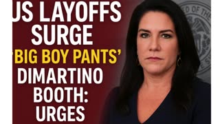 🚨 US Layoffs Surge – DiMartino Booth: Powell Needs 'Big Boy Pants'! 🚨