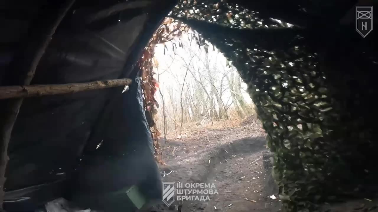 Ukrainian 3rd Assault Brigade Holding Defensive Lines During Russian Assault Near Kharkiv