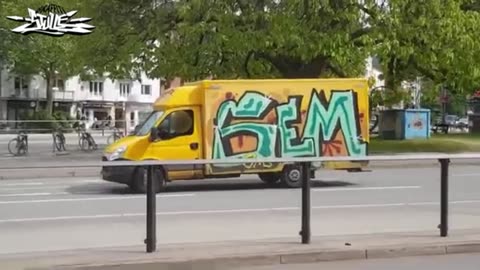 Graffiti DHL-Trucks // HAMBURG (IV) ( (((Legendär Graffiti 2025 Video )