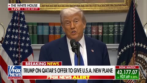 Qatar's luxury Air Force One offer was 'great gesture,' says Trump