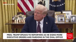 BREAKING NEWS: Trump Signs Multiple New Executive Orders While Taking Questions From The Press