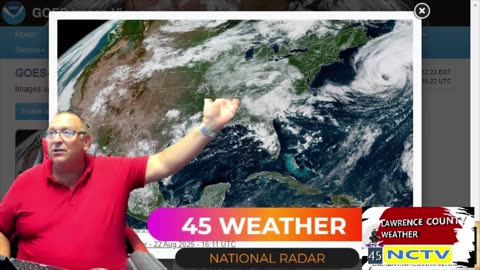 NCTV45 LAWRENCE COUNTY 45 WEATHER SAT AUGUST 23 2025