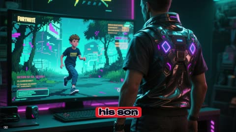 The boy who gets sucked in to his ps5